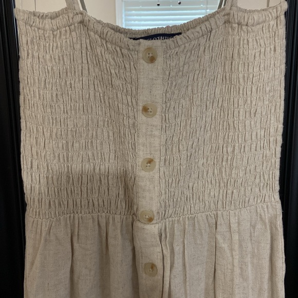 Pocket front linen dress - Picture 2 of 5
